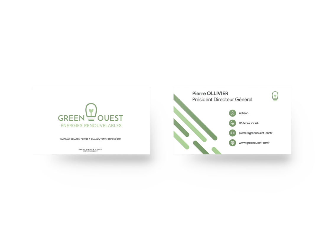 Carte de visite Green Ouest ENR