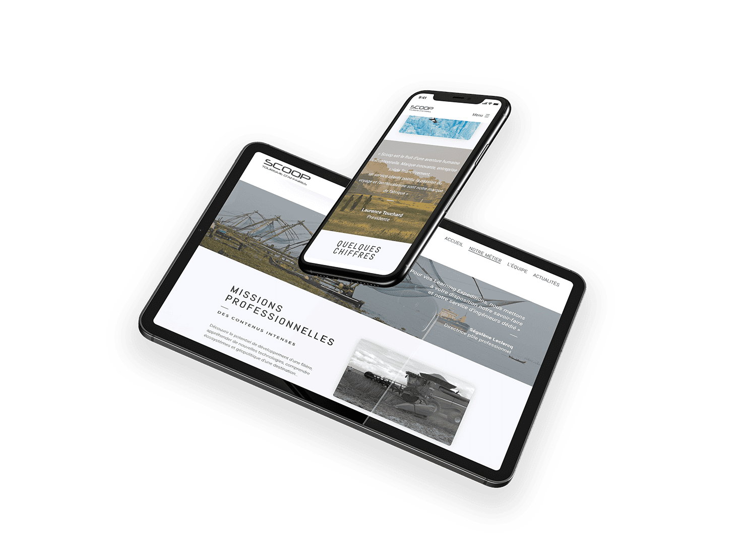 Mobile & tablette Scoop Voyage